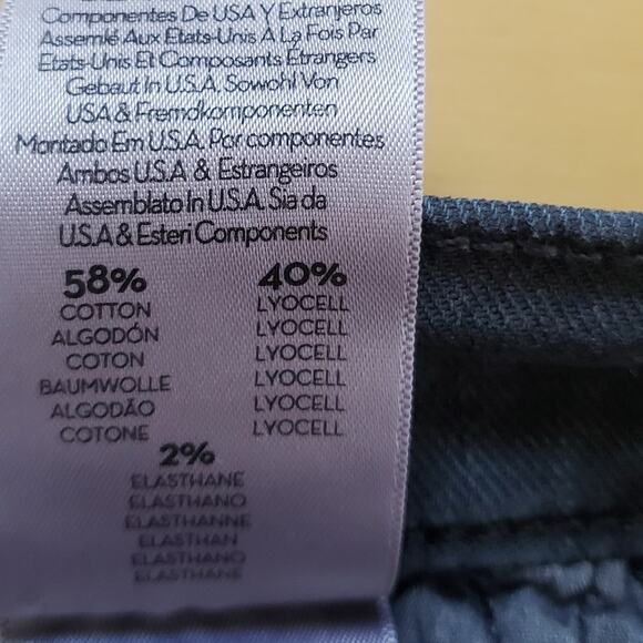 Mother The Weekender Flare Denim Jeans Faded Black Wash Stretch Denim 26 New - Picture 11 of 12